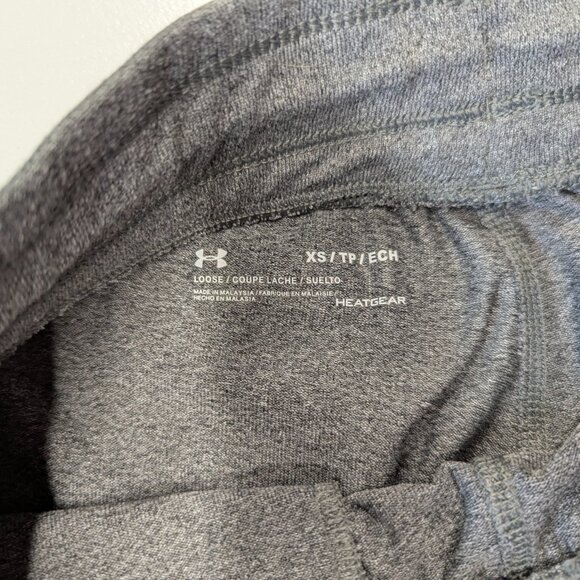 Under Armour Size XS Charcoal Gray Cropped Knit Pants - Picture 7 of 15